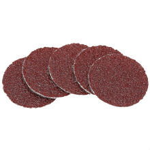 200 stuks rode schuurschijven 1 inch (25 mm) met fluweelachtige achterkant, vocht- en hittebescherming, schuurgereedschap voor autopolijsten 60#