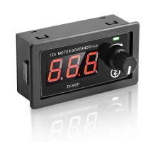 PWM-Gleichstrommotor-Drehzahlregler, einstellbar 5 V–30 V, 12 A, 360 W mit Dual-MOS-Treiber