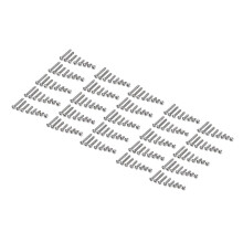 200 Stück selbstschneidende Schrauben, Edelstahl 304, Kreuzschlitz-Bohrschrauben-Set für Holz, Senkkopf