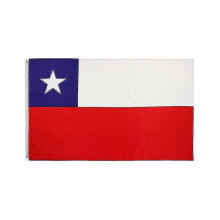 Drapeau décoratif premium du Chili 90 x 150 cm, bannière patriotique extérieure/intérieure pour événements