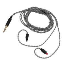 Hoofdtelefoonkabel met 4 strengen, verzilverd koper, anti-klitfunctie, 3,5 mm, geschikt voor ATH IM04 IM03 IM02 IM01 IM50 IM70