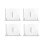Sturdy Replacement Skimmer Weir Swimming Pool Baffle4pcs for 8926 1