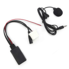 Auto Bluetooth stereo radio audio verlengkabel telefoon handsfree microfoon adapter geschikt voor Mazda 2 / 3 / 5 / 6 / MX5 / RX8 2006-heden