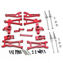Juego de brazos de suspensión de eje de transmisión metálicos mejorados para coche RC Haiboxing HBX16889