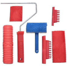 Holzmaserungswerkzeug-Set, 6-teilig, 7-Zoll-Maserungsmalwerkzeug, Holzstruktur-Farbroller, Holzmusterwerkzeug