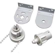 Reparatieset voor rolgordijnen met mechanisme van 32 mm, inclusief ketting en metalen beugel, maximale belasting 5 kg-Ternel