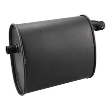 Universeller Auspuffschalldämpfer für 5,5–6,5 PS (3500–4000 W) Benzingeneratoren, Schwarzguss