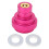 TR21 Soda CO2 Adapter for 4 Male ThreadTerra Pink Universal Compatibility 1