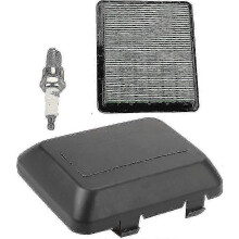 Luftfilter, Filterdeckel und Zündkerze für Honda GCV135, GCV160, GCV190 Motoren-17211-ZL8-023, 17231-Z0L-050