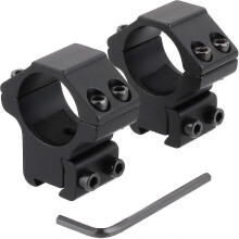TCGG Low Profile 25,4 mm Zielfernrohrringe mit 11 mm Prismenschienenadapter für Optiken