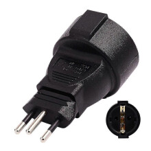Schweizer 3-Pin-auf-EU-Steckeradapter 16A 250V Reiseadapter CE-zertifiziert
