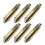 6 Pack Brass Click-Clock Sink Stopper Replacement for Kitchen Bath Tub Basin Drain 1