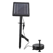 Vogelbad-Brunnen mit LED-Beleuchtung, steckerloser Start, schneller, effizienter und stabiler Solarpumpe für die Gartendekoration
