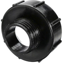 DN80 3" naar DN50 2" IBC-adapter voor regenwatertank, S100x8 100mm grove schroefdraad naar S60X6 60mm
