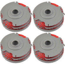 Flymo Fly021 4-pack compatibele dubbele automatische trimmerdraadspoel en trimmerdraad
