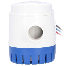 Elektrische, automatische bilgepomp van ABS voor het aftappen van water uit een boot, voeding DC24V, 750 GPH (gallons per hour).