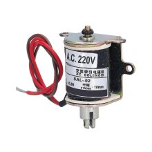 BERM Push Pull Elektromagneet Buisvormige Tractie Soleno?de 0,3N Zuigkracht 10mm Slag SAL?02 AC220V