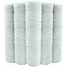 5er-Pack 9-Zoll-Wasserfilterkartuschen, 5 Mikron Sedimententfernung, 3/4-Zoll-Anschluss für 10-Zoll-Systeme