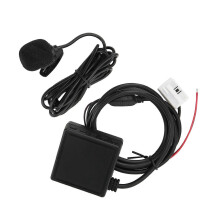 Bluetooth 5.0 AUX-kabel audioadapter met microfoon, handsfree vervanging voor Peugeot 307 308 407 807