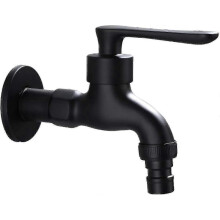 Europese tuinkraan voor koud water: Vintage kraan met unieke bedieningsinterface, 1/2 inch in- en uitgangen.