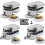 4PCS 25mm Shower Door Roller Wheels for Sliding Doors Replacement Runner Kit 1