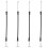 Smart Forfour 454 Front Exterior Door Handle Cable 4-Piece Replacement Set 1