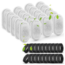 Ersatzfilter aus Edelstahl für Katzen-/Hundetrinkbrunnen (2 l & 3,2 l), 20er-Packung