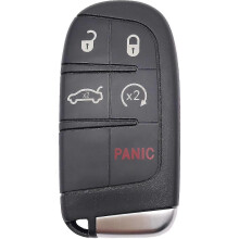 Télécommande intelligente de remplacement à 5 boutons pour Jeep Grand Cherokee, Dodge Charger et Chrysler 300 (entrée sans clé).