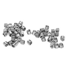 50 stuks draadinzetstukken M3.5 x 0.6 schroefdraadbescherming inbusbouten reparatiemoeren 1.5D