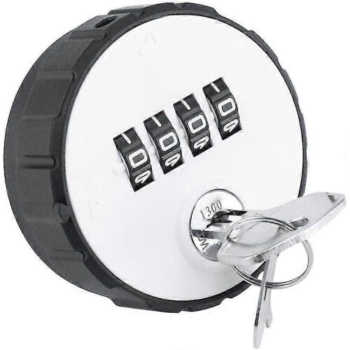 Secure 4-Digit Combo Lock with Key Backup, Durable Zinc Alloy Compact 26mm