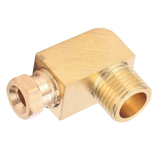Oil Pipe Fitting Elbow Brass Rectangular Square Block Connector Adapter for Pipe ConnectionPL418 2