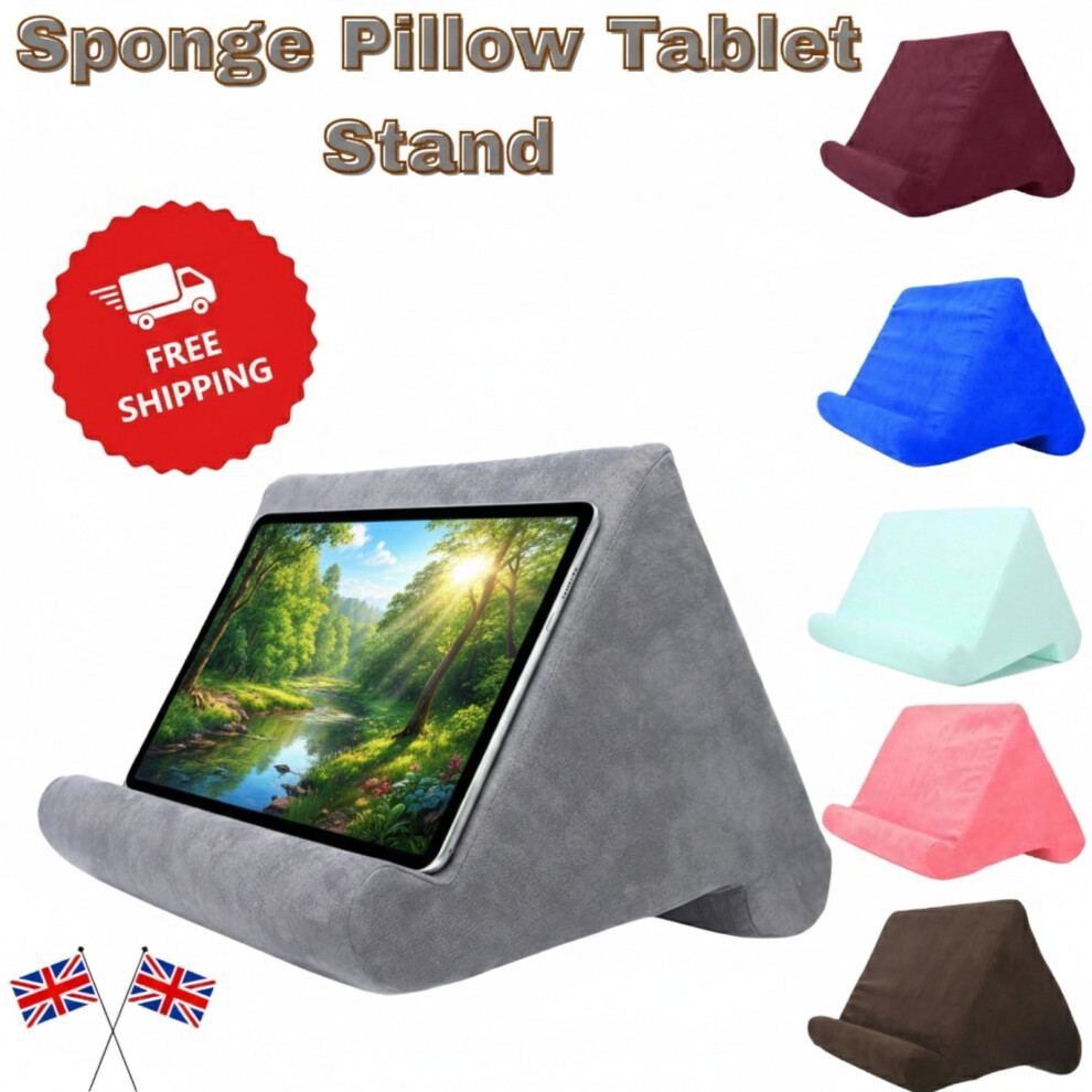 Pillow Lap Stand Soft Phone Cushion For Laptop,Tablet & Ipad Multi-Angle Holder* 194343045498