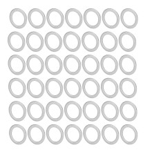 120 Stück Unterlegscheiben aus Edelstahl, flach, 8 mm Innendurchmesser, 11 mm Außendurchmesser, Wartungszubehör 4807-0811-0500
