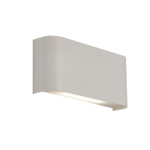 Applique Moderna Scatola fiammiferi Alluminio Bianco Policarbonato Led 10W 3000K