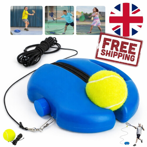 Tennis Trainer Training Practice Self-Study Rebound Balls Back Base Tool w/Ball*
