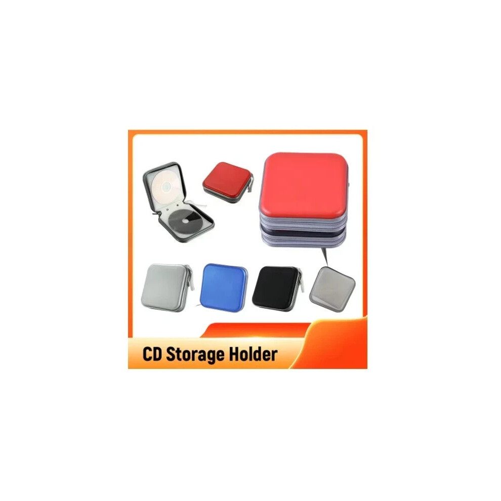 40 Cd Dvd Carry Case Disc Storage Holder Cd Sleeve Wallet Ideal Car Lot 404834091805