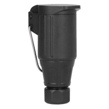 12V 13-Pin Anhängerstecker-Adapter aus ABS-Messing für Nutzfahrzeuge, Wohnmobile, Pkw und Schiffe