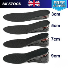 Height Increase Insoles Men Women Invisible Heel Lift Taller Shoe Insert Pads/UK