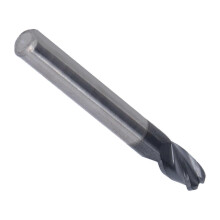 Ball Nose End Mill 4 Flute Tungsten Carbide Spiral Milling Cutter CNC Router Bit for CuttingR3x12xD6x50