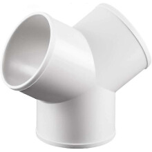 4 inch 3-weg Y-vormige kanaalconnector splitter voor afzuigventilator en wasdrogerafvoerslang