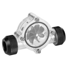 G1/4" 8-waaier debietindicator voor turbinewaterdebietmeter, pc-waterkoeling