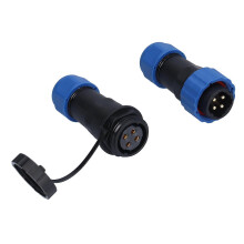 Luchtvaartstekker IP68 waterdichte connector mannelijk/vrouwelijk stootklem 380V SP204 pin