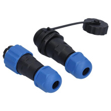 Luftfahrt-Kabelsteckerbuchse 1 bis 7 Pins Starke Verbindung Gute Korrosionsbeständigkeit Kabelstecker Luftfahrtstecker 7 Pins (250V 5A)