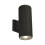 Searchlight Applique Moderna Amburgo Alluminio Nero Vetro 1 Luce E27 1