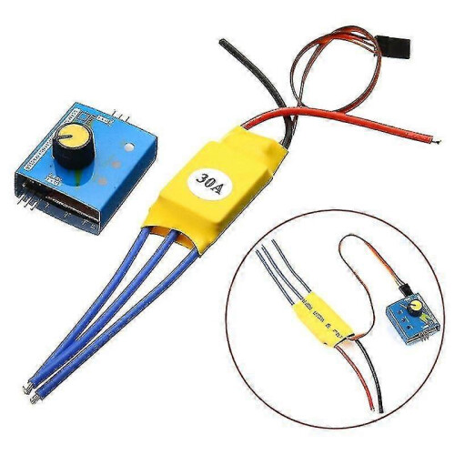 30A 12V DC 3-Phase Brushless Motor PWM Speed Controller High Power Regulator