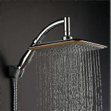 360 drehbarer, quadratischer 9-Zoll-Regenduschkopf mit Ionenfilter und Hochdruck-Wassersparfunktion