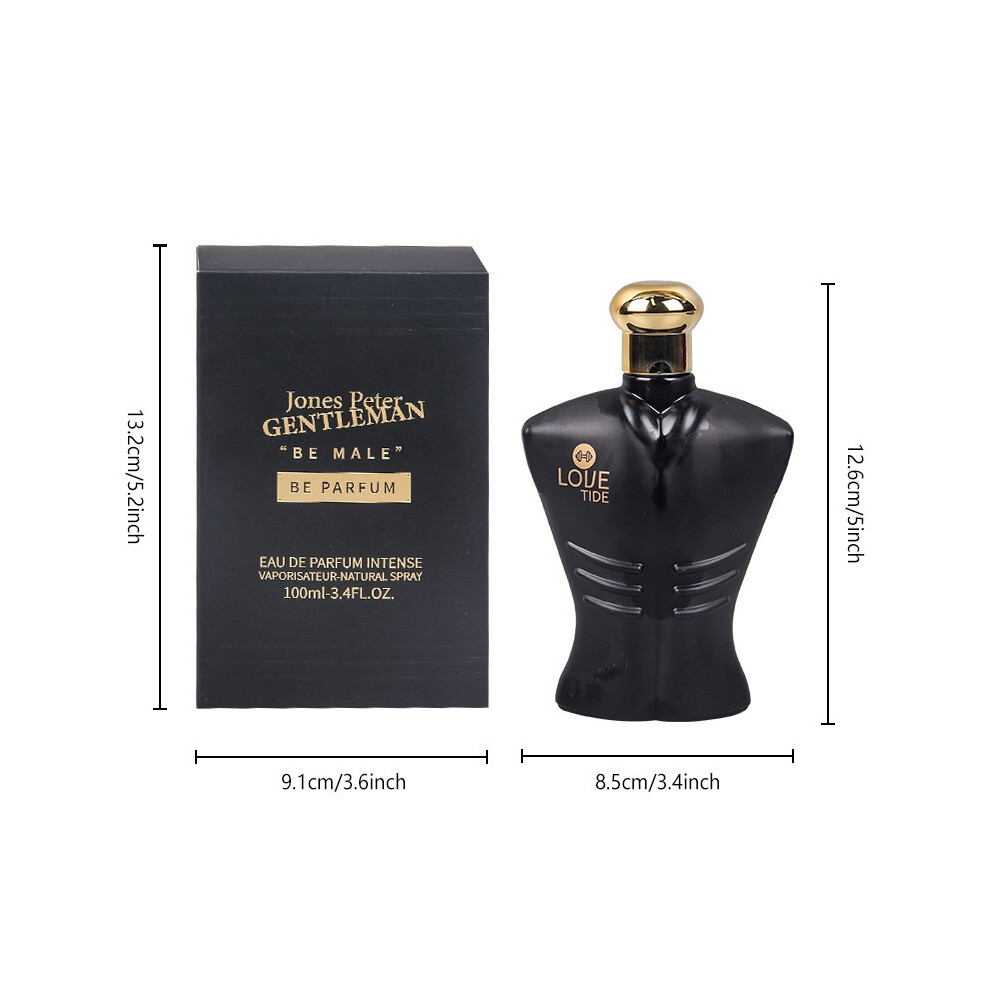 Hkedes Nude Men's Perfume, Long Lasting Oriental Ocean Gentleman Fragrance