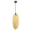 Searchlight Sospensione Contemporanea Bali Legno Nero Marrone 1 Luce E27 1