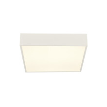 Plafoniera Contemporanea Zeus Alluminio Bianco Policarbonato Led 16W 3000K