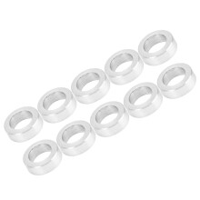 Distanzstück aus Aluminiumlegierung, zylindrische Dichtung, Abstandshalter, Außendurchmesser 6 mm, Länge 2 mm